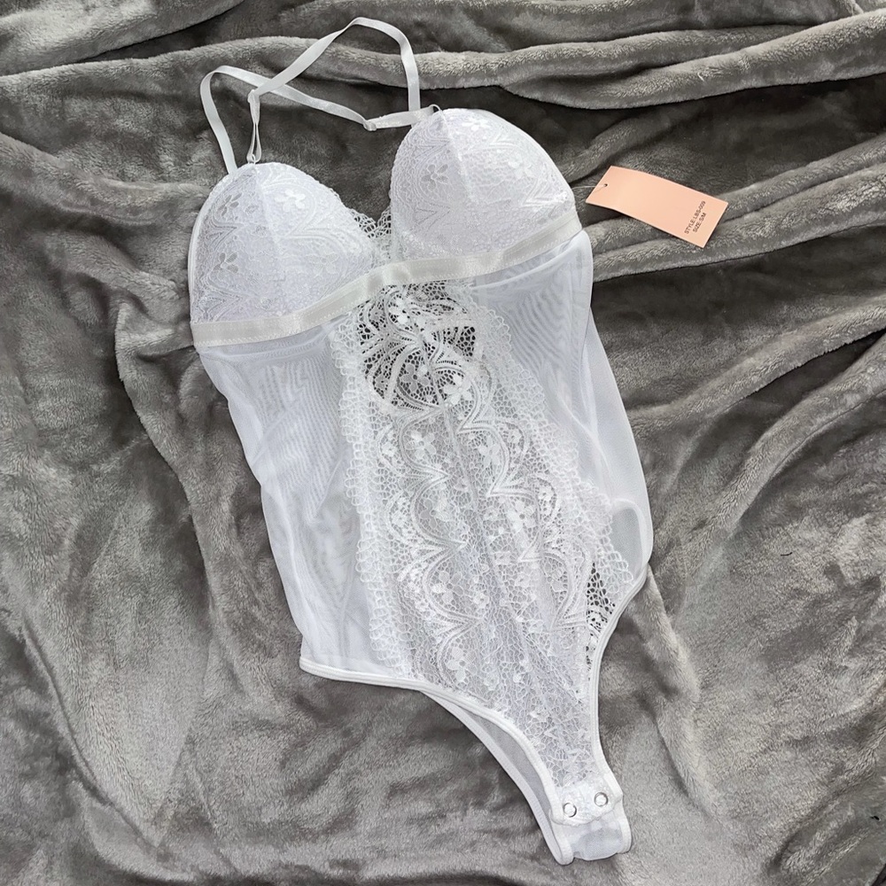 White Lace Body Suit
